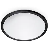 WiZ Connected SuperSlim smart taklampe, 22W, justerbar hvit og dimbar, ultraslankt design, svart