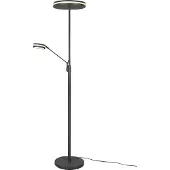 TRIO LED-uplight Franklin, leselampe, antrasitt