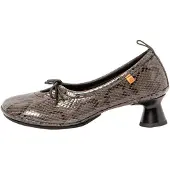 El naturalista for woman. 2N6951210005_039 Leather Shoes N695 Alma grey (38), 3 to 5 cm, None, Casual, Animal Print, Classic