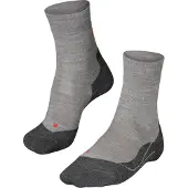 Falke RU4 Endurance Wool, Løpestrømper, Herre, Light Grey Melange