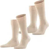 Falke Happy Socks 2 Par Melert Beige Størrelse