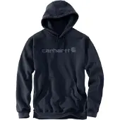 Carhartt Marquette Logo Sweatshirt Men Navy/Dark Blue XS