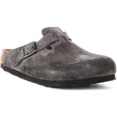 Birkenstock Boston Suede Leather Tresko