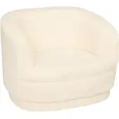 Atmosphera barne-/kidsstol Teddy, materiale som pels/plysstoff, setehøyde 18,5 cm