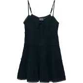 Superdry Cheesecloth Tiered Mini Ermeløs Kort Kjole