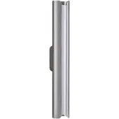 Ideal Lux LED-vegglampe Dorica, grå, høyde 30 cm, metall