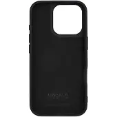 Onsala Collection Mobildeksel silikoneffekt MagSeries svart – iPhone 16 Pro