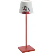 Zafferano Poldina Aviator LED-bordlampe med batteri, IP65