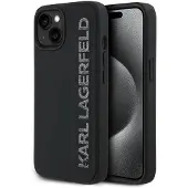 Karl Lagerfeld 3d Rubber Glitter Logo Iphone 13 Telefondeksel