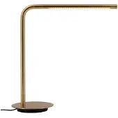 UMAGE LED-bordlampe Omni, messing Høyde 46 cm Metall roterbar