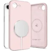 Tech-Protect Silicone MagSafe Case for iPhone 16e / 17e - Pink