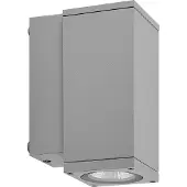 Deko-light utendørs LED-vegglampe ShoreLine Pro Square, lysegrå, 830/840