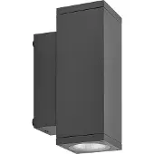 Deko-light utendørs LED-vegglampe ShoreLine Pro Square opp/ned, mørkegrå