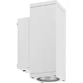 Deko-light utendørs LED-vegglampe ShoreLine Pro Square opp/ned, hvit