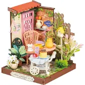 Rolife Miniatyrdiorama - Gjør-det-selv - Fancy Tea Yard DS038 - - - OneSize - Kreativt leker