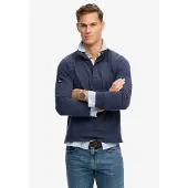 Superdry Classics Henley Halv Glidelås Genser