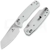 Bestechman Cicada - Satin - G10 foldekniv, hvit