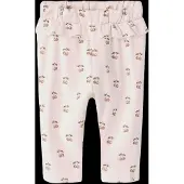 Lil´ Atelier Lil' Atelier Bukser - NbfLayo - Coconut Melk/Cherry m. Volang - - 68 - Bukser - bomull
