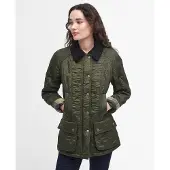 Barbour Beadnell Polarquilt Olive Women 10