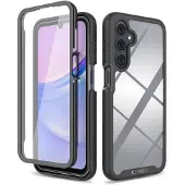 Tech-Protect Samsung Galaxy A16 Defense360 Deksel med Skjermbeskytter - Svart