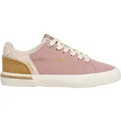 Pepe Jeans for woman. PLS300014 Pink Kenton Combi Sneakers (40), Fabric, Flat, Laces, Casual