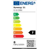 Synergy 21 LED innfelt takspot Phos svingbar rund hvit CCT-omkoblingsbar