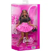 Barbie Deluxe Style Black Top Pink Skirt Set