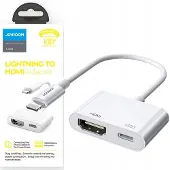 JOYROOM S-H141 Lightning til HDMI-adapter 1080p 60 Hz, hvit