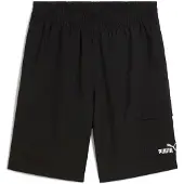 Puma Essentials No. 1 Logo Woven Cargo Shorts 9" Men, Men, Black, XL