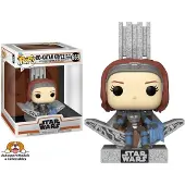Funko POP! The Mandalorian Stjernekrigen Deluxe Bo Katan-figur Med Trone