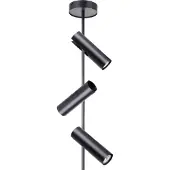 Sigma Taklampe Spot tak svart Leda 33101