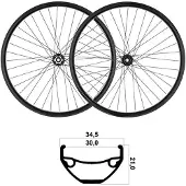 Mvtek 27.5´´ Tubeless Mtb-hjulsett
