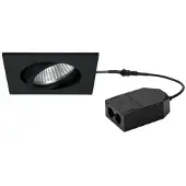 Brumberg Loop-S LED innfelt spot 927, dimbar, svart