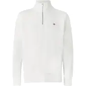 Gant for man. 2008005 Off-white Shield Half-Zip Jersey (L), Casual, Cotton