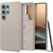 Spigen SILICONE FIT MAG MAGSAFE GALAXY S25 ULTRA NATURAL TITANIUM