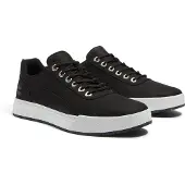 Timberland for man. TB0A6GBHW051 Maple Grove black leather sneakers (42), Flat, Nubuck, Laces, Casual