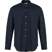 Salsa Jeans Cotton Linnen Regular Fit Skjorte Med Lange Ermer