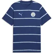 Puma Manchester City ftblCulture Printed Tee Men, Clothing, Blue Jewel/Dewdrop, XL