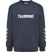 Hummel Collegegenser - HmlJR Logo - Ombre Blue - - 9-10 år (134-140) - Collegegenser