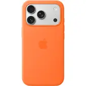Apple - Beskyttende deksel for mobiltelefon - MagSafe-samsvar - silikon - oransje - for iPhone 17 Pro