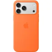 Apple - Beskyttende deksel for mobiltelefon - MagSafe-samsvar - silikon - oransje - for iPhone 17 Pro Max