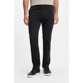BOSS for man. 50510933 Chino Slim Trousers black (33/30), Casual, Cotton