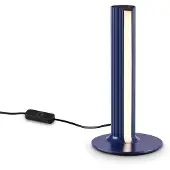Ideal Lux LED-bordlampe Dorica, blå, høyde 25 cm