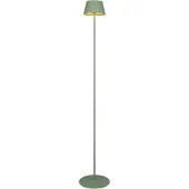 TRIO Suarez LED oppladbar gulvlampe, grønn, høyde 123 cm, metall