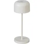 Konstsmide LED-batteridrevet bordlampe Lille, høyde 20 cm, hvit, IP54, USB