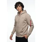Alpha industries Back Print Genser Med Hel Glidelås