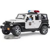 BRUDER 02526 politibil Jeep Wrangler Unlimited Rubicon lekebil med figur
