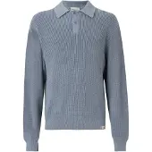 Carhartt WIP Miles L/S Polo Strikket genser blå