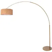 Steinhauer Bue-gulvlampe Sparkled Light bronse/brun 240 cm, kork