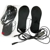 INF Oppvarmede innleggssåler med temperaturkontroll Black 40-46